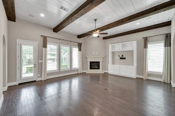 a view of an empty room