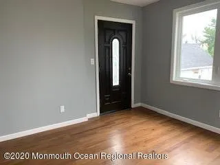 an empty room with window