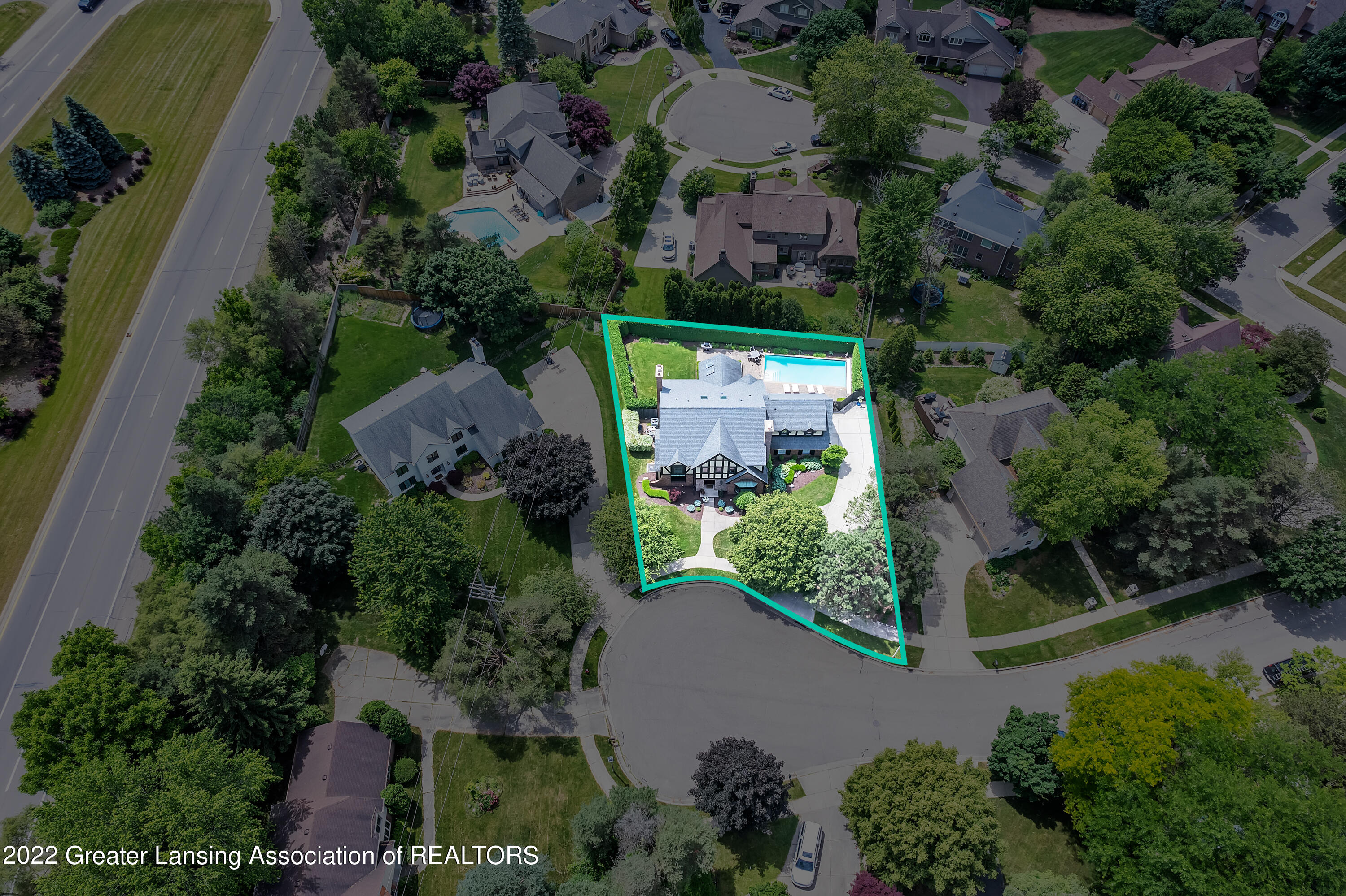 1319 Dennison Road East Lansing, MI 48823 - Photo 62 of 62 Aerial
