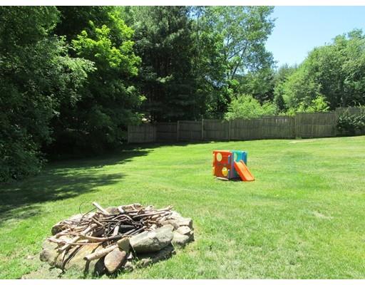 113 Draper Road East Brookfield, MA 01515 - Photo 30 of 33 a view of a backyard with a garden and entertaining space