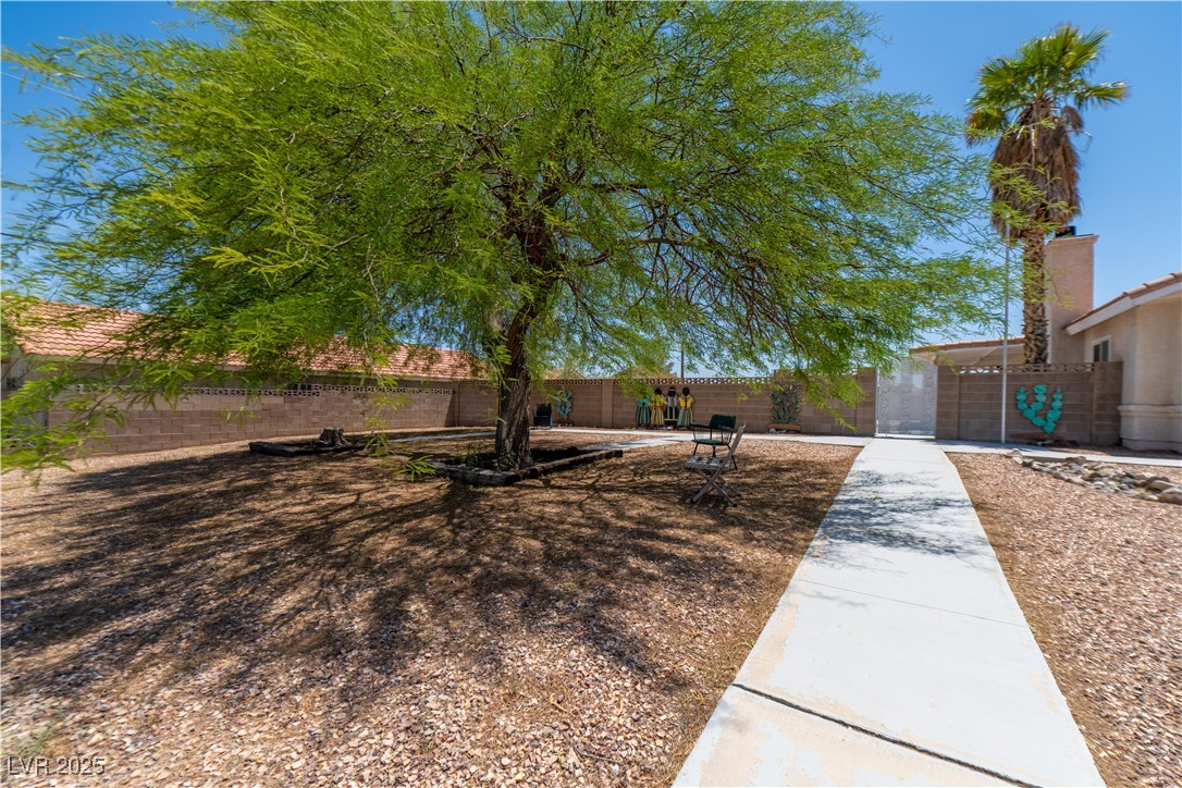 475 East Robindale Road Las Vegas, NV 89123 - Photo 37 of 41 View of front of house with a fenced backyard and stucco siding