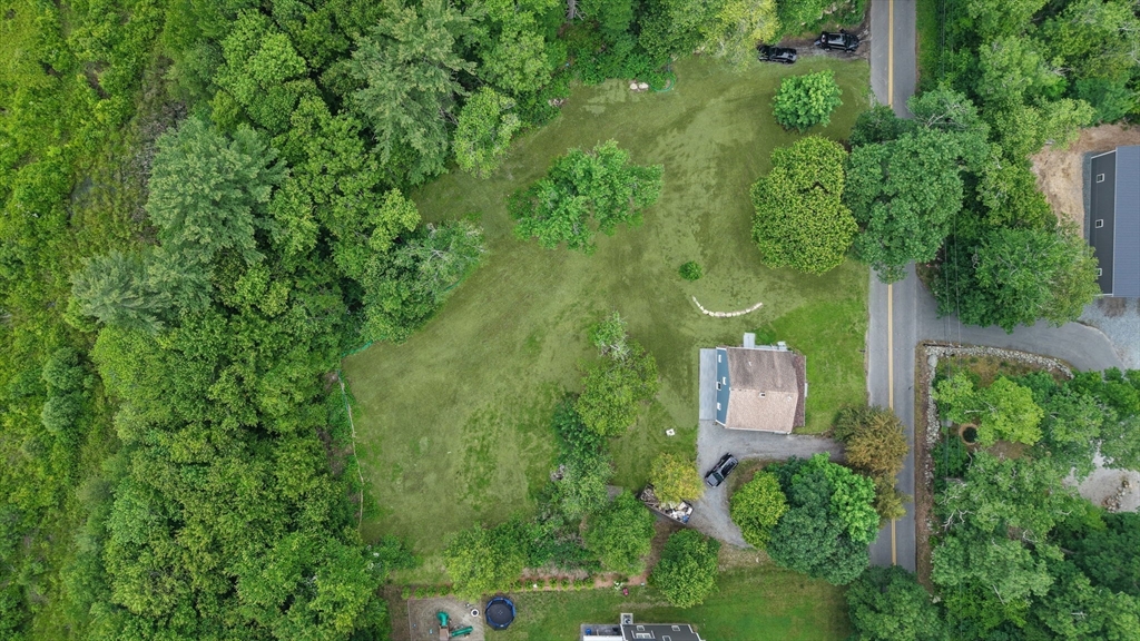 1030 Oak Street Dighton, MA 02764 - Photo 20 of 20 an aerial view of residential house with outdoor space and trees all around