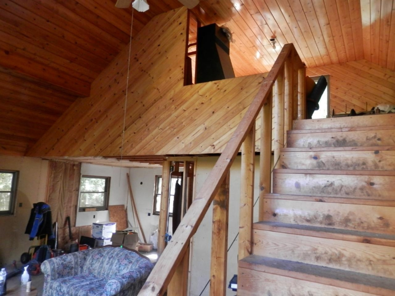 14876 Old Grade Road Thompsonville, MI 49683 - Photo 7 of 25 Upstairs bedroom & intended half bath