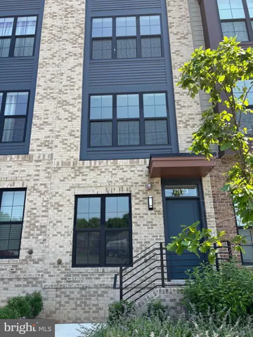 a front view of a building