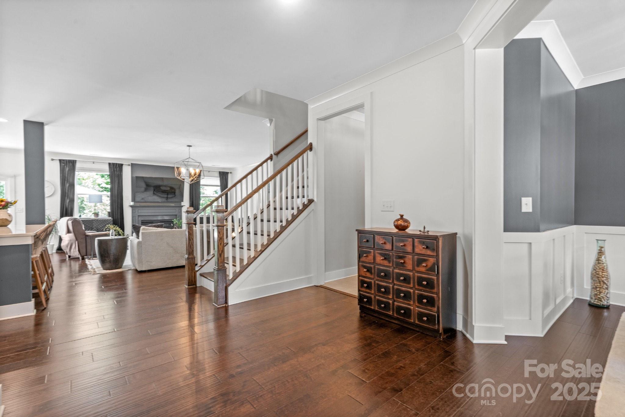 17423 Summers Walk Boulevard Davidson, NC 28036 - Photo 5 of 40 a view of entryway and hall with wooden floor