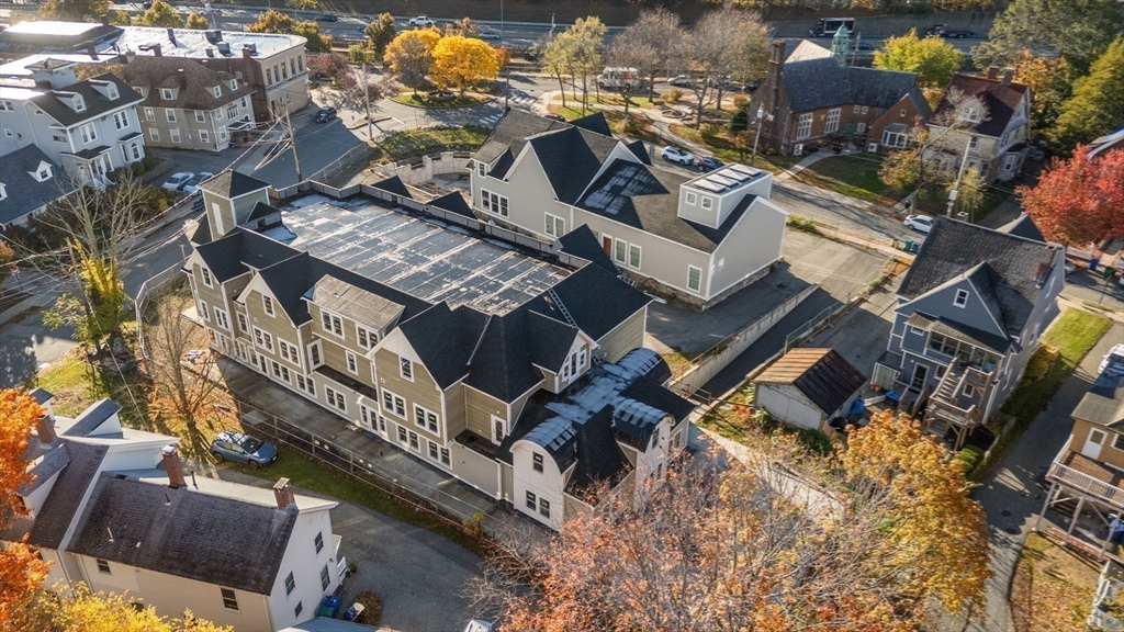 283 Melrose Street Newton, MA 02466 - Photo 15 of 18 an aerial view of a house with outdoor space and street view