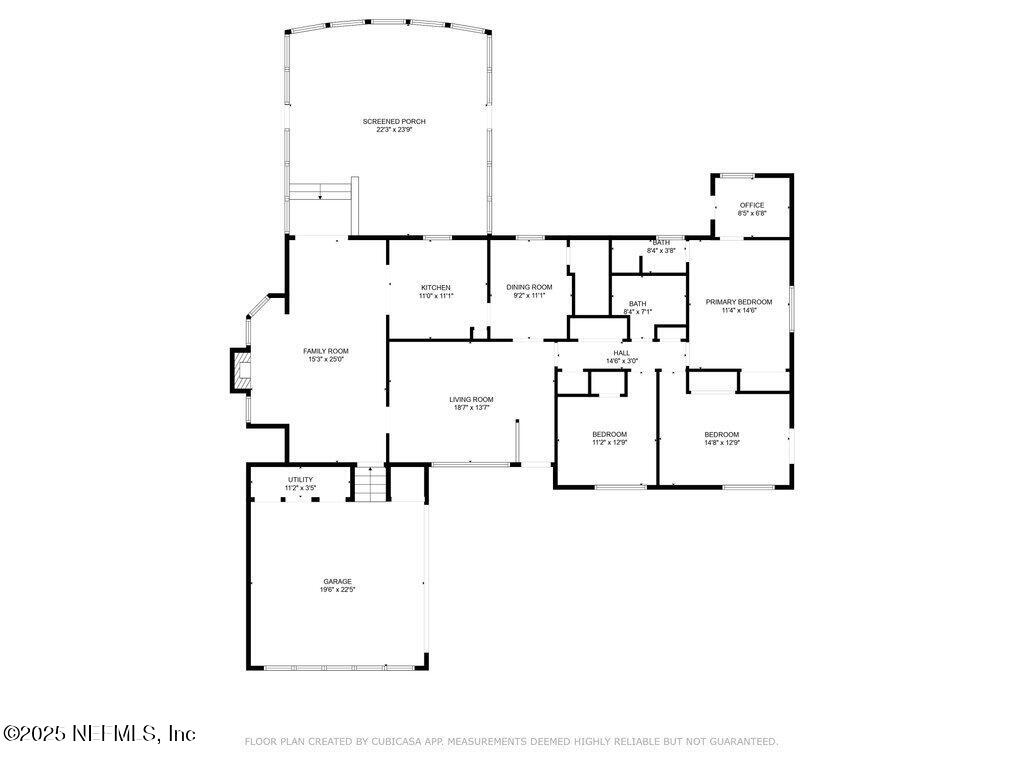 1702 Samontee Road Jacksonville, FL 32211 - Photo 43 of 43 Floor Plan