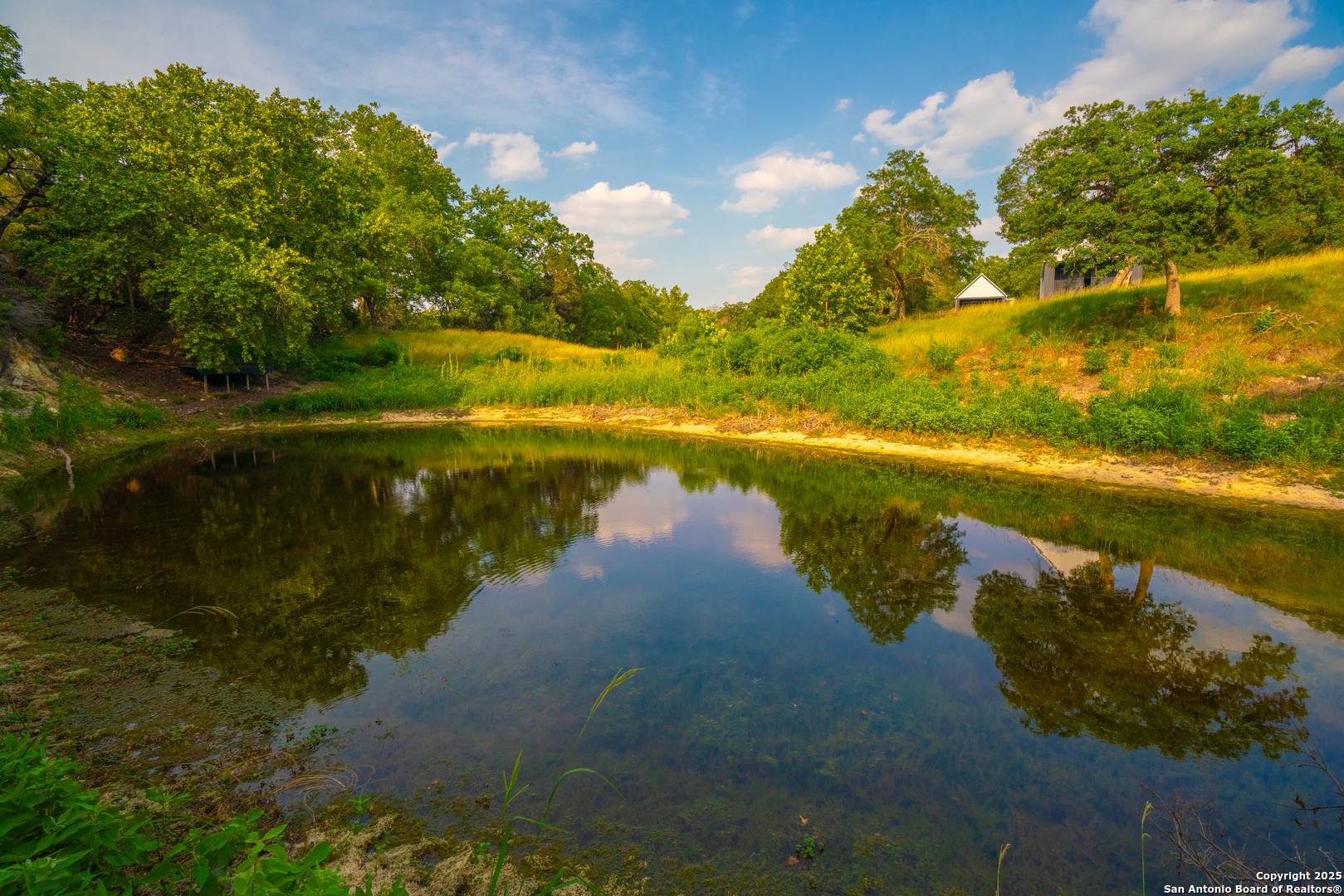 101 Bella Springs Road Boerne, TX 78006 - Photo 13 of 50 a view of a lake with a yard
