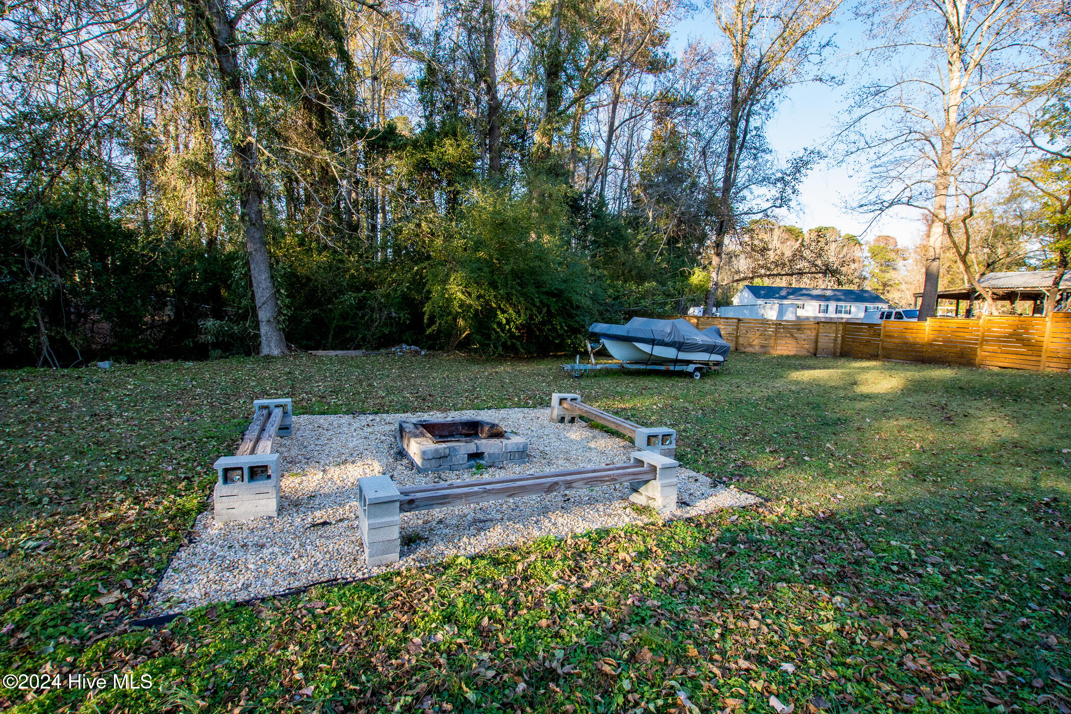 166 Verona Road Jacksonville, NC 28540 - Photo 44 of 52 Built-in fire pit for entertaining