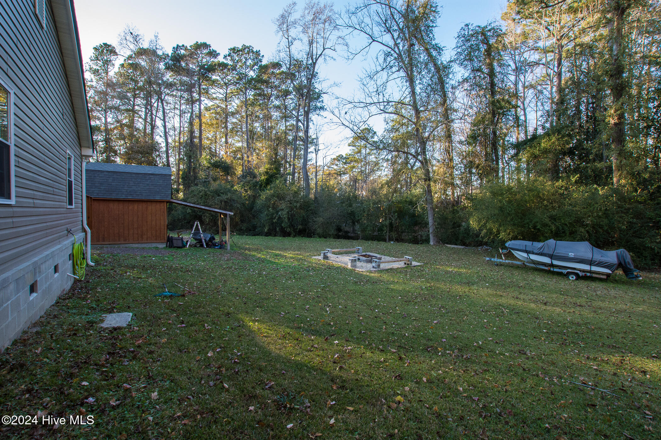 166 Verona Road Jacksonville, NC 28540 - Photo 46 of 52 Back and side yard with room for storage