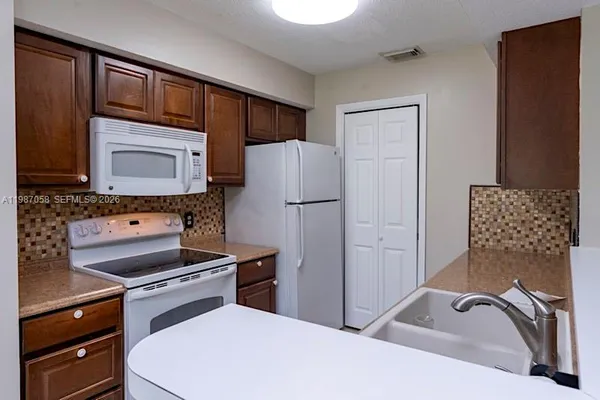 a utility room with closet