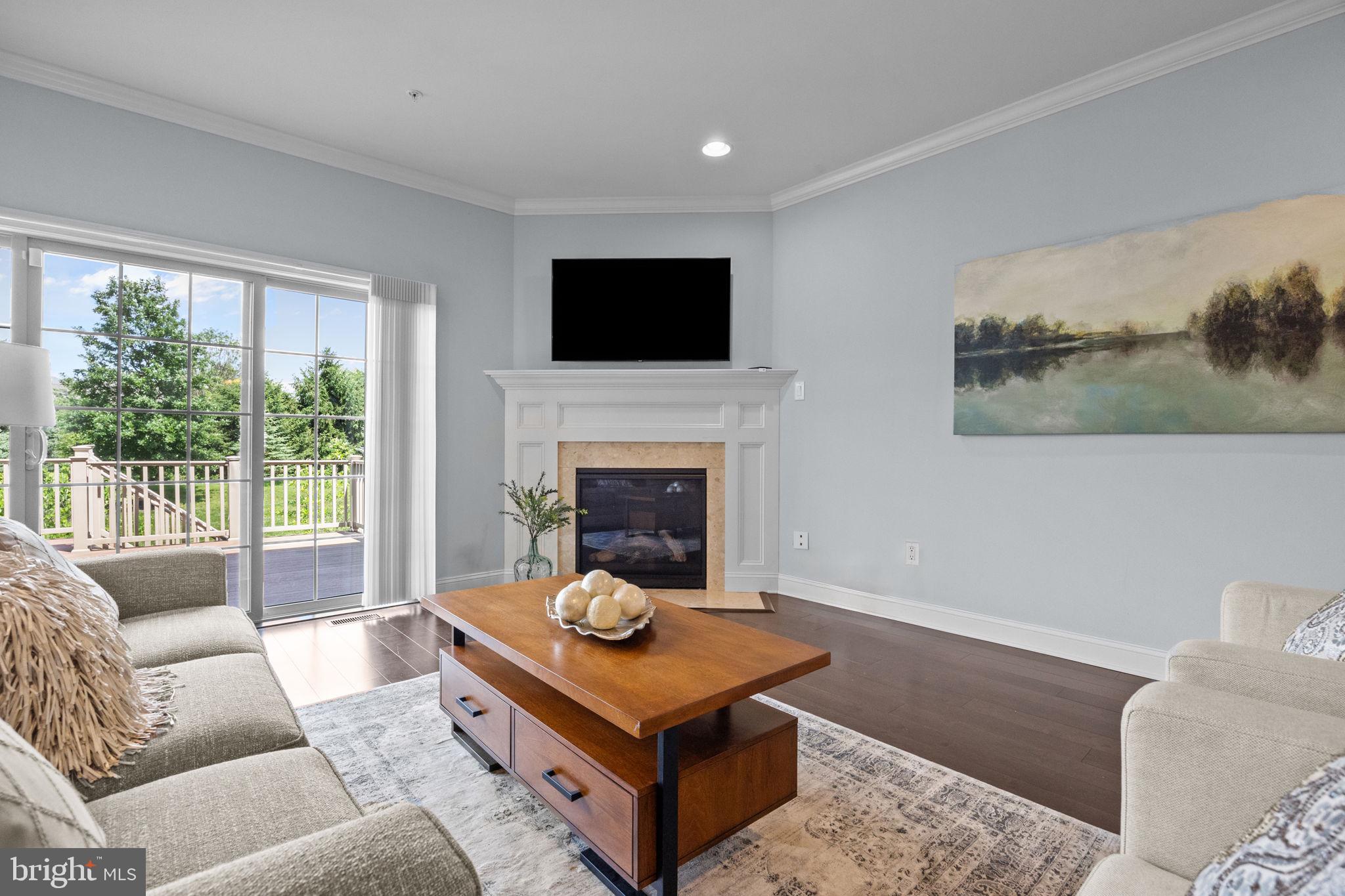 23 David Drive Newtown, PA 18940 - Photo 16 of 44 a living room with furniture and a fireplace