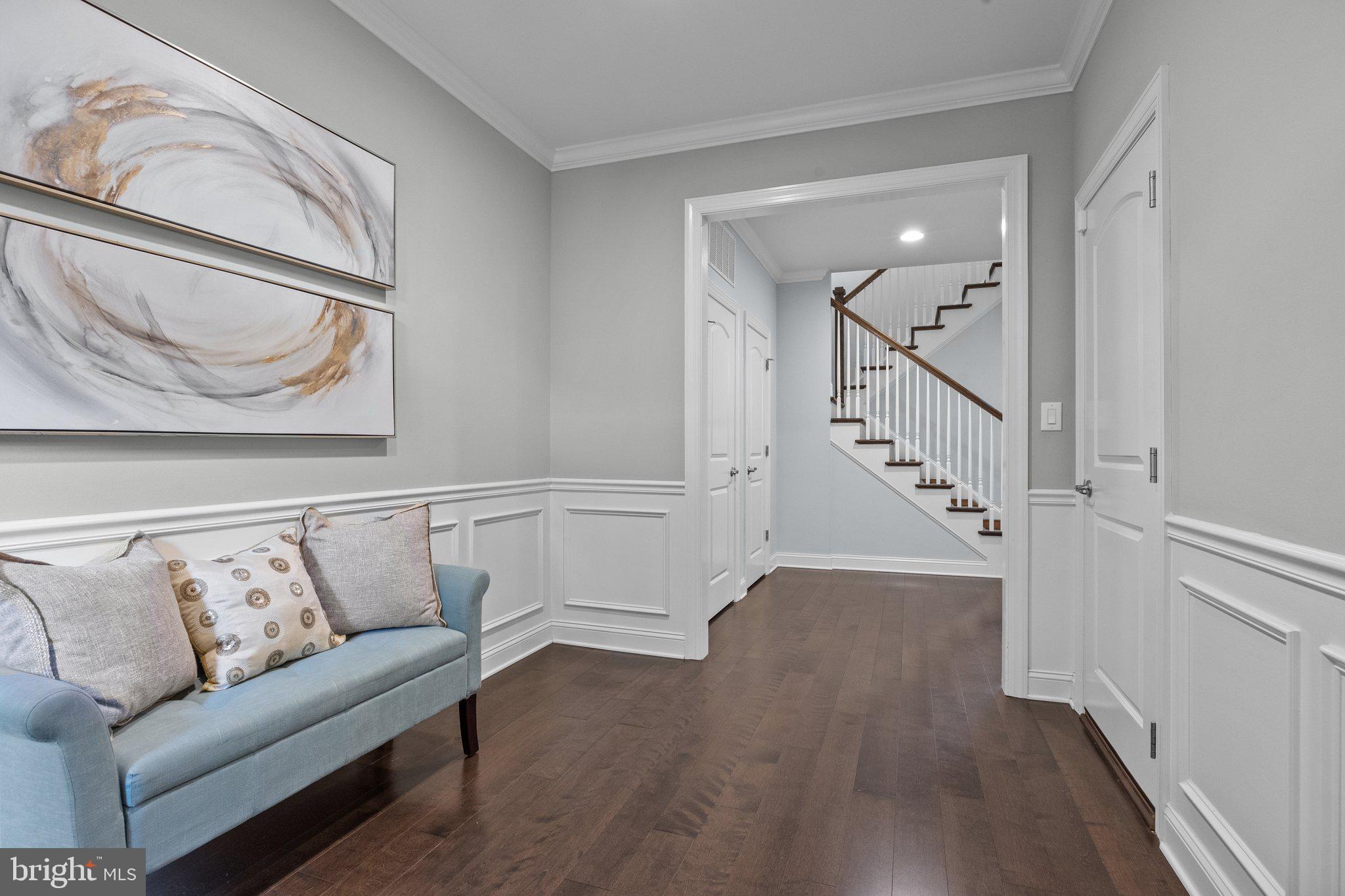 23 David Drive Newtown, PA 18940 - Photo 4 of 44 a living room with furniture and a wooden floor