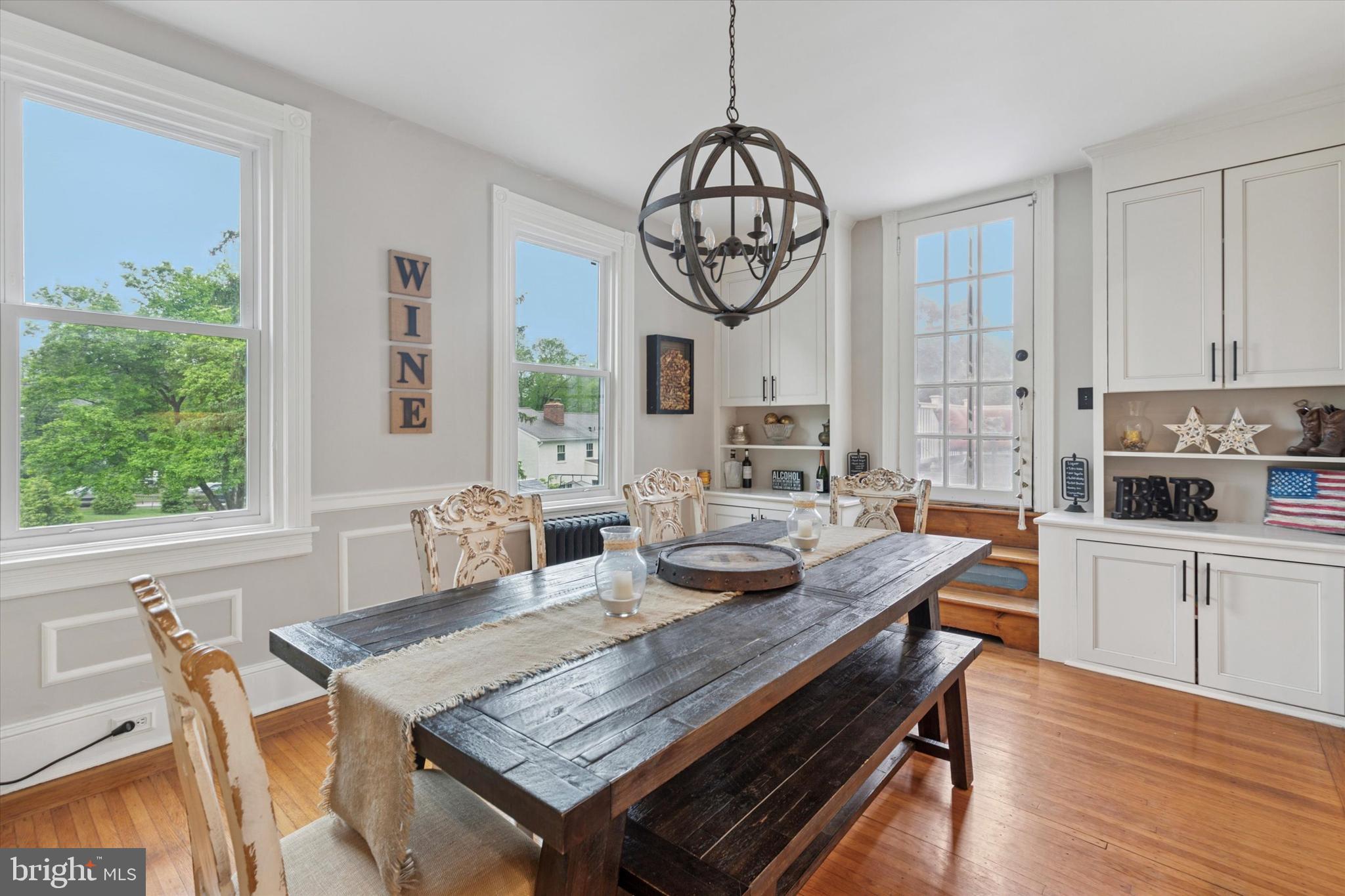 802 Upper Gulph Road Wayne, PA 19087 - Photo 14 of 45 a view of a dining room with furniture window and wooden floor