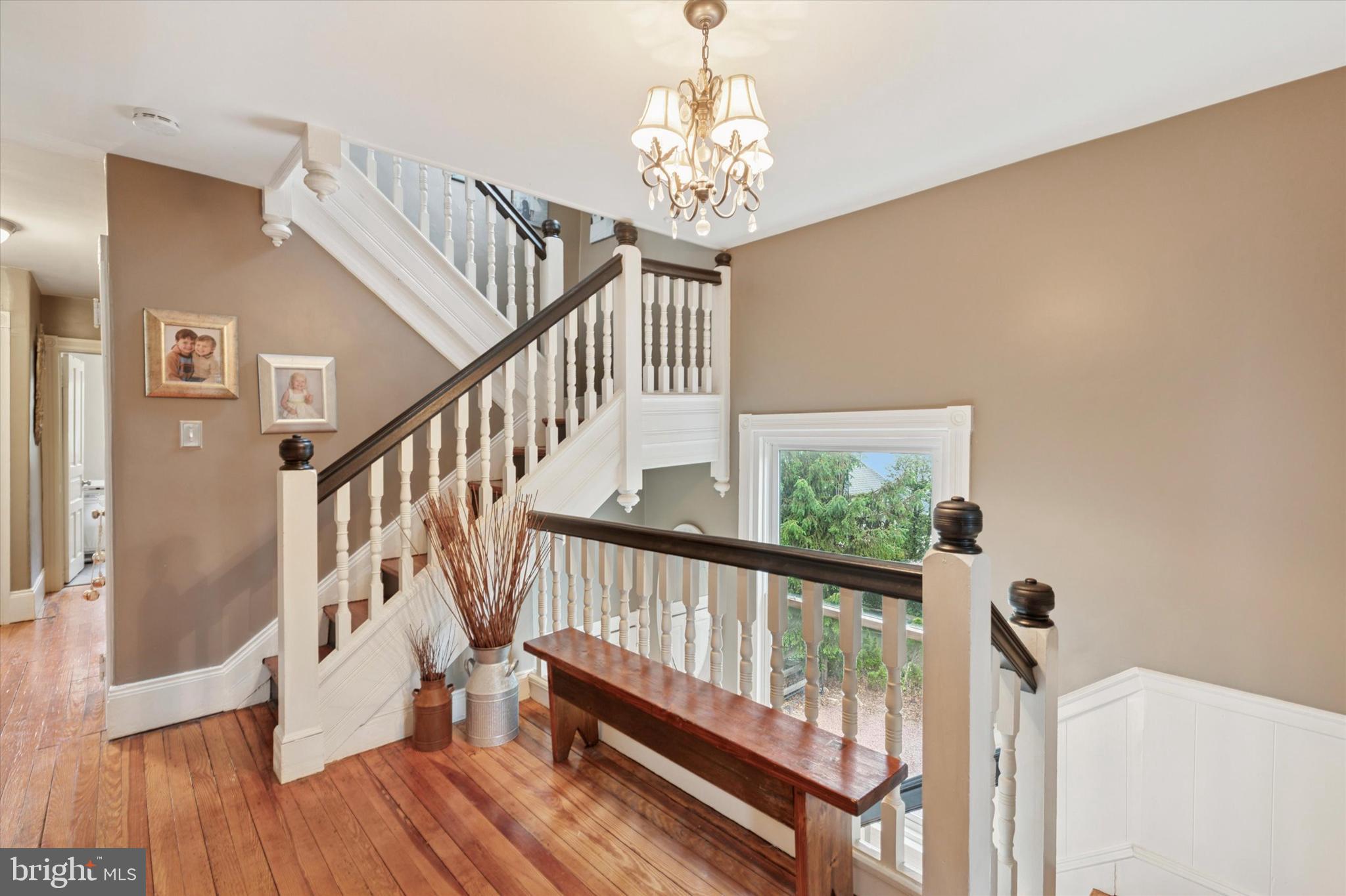 802 Upper Gulph Road Wayne, PA 19087 - Photo 19 of 45 a view of entryway with wooden floor and windows