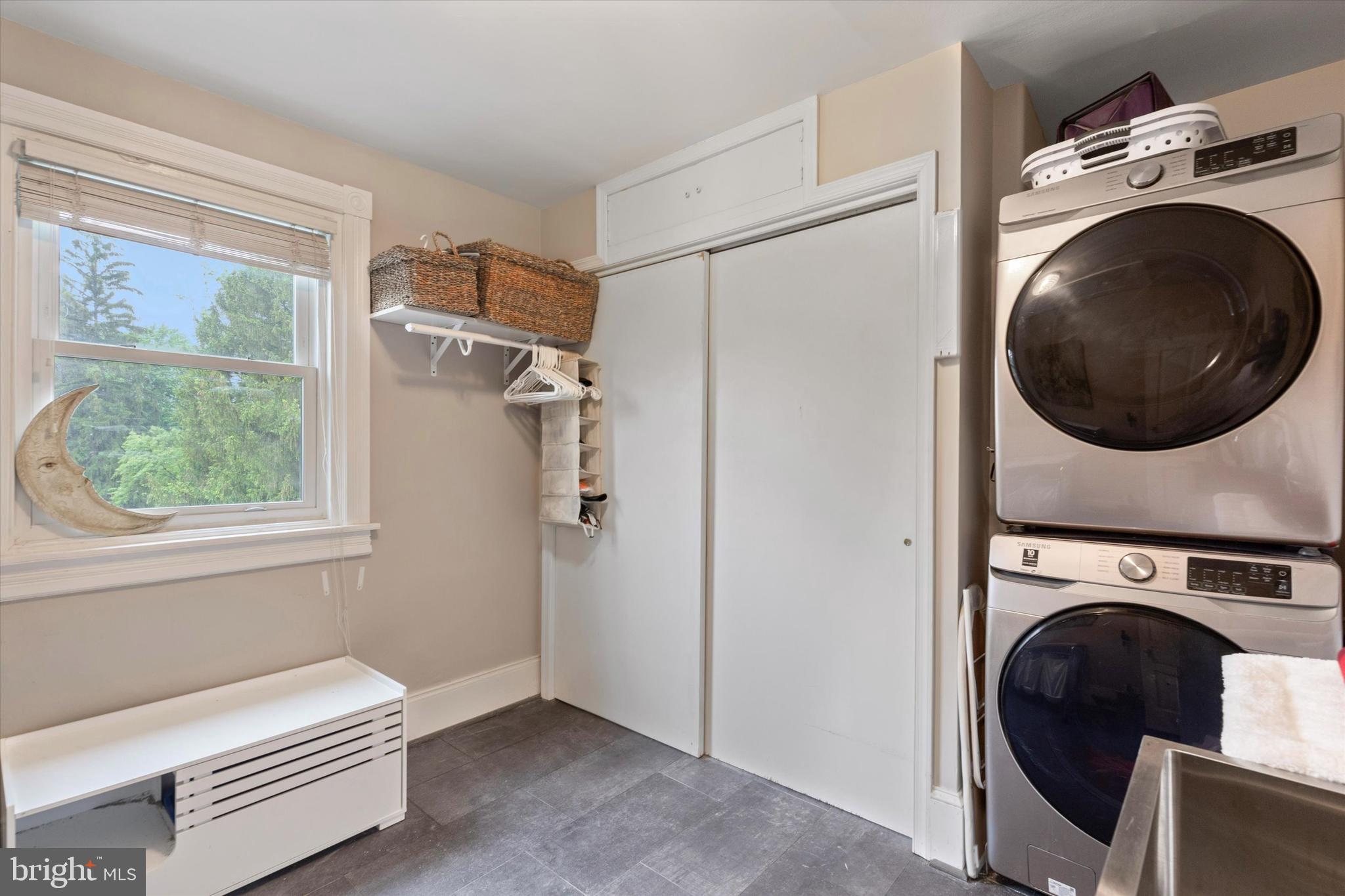 802 Upper Gulph Road Wayne, PA 19087 - Photo 29 of 45 a view of a storage & utility room with washer and dryer
