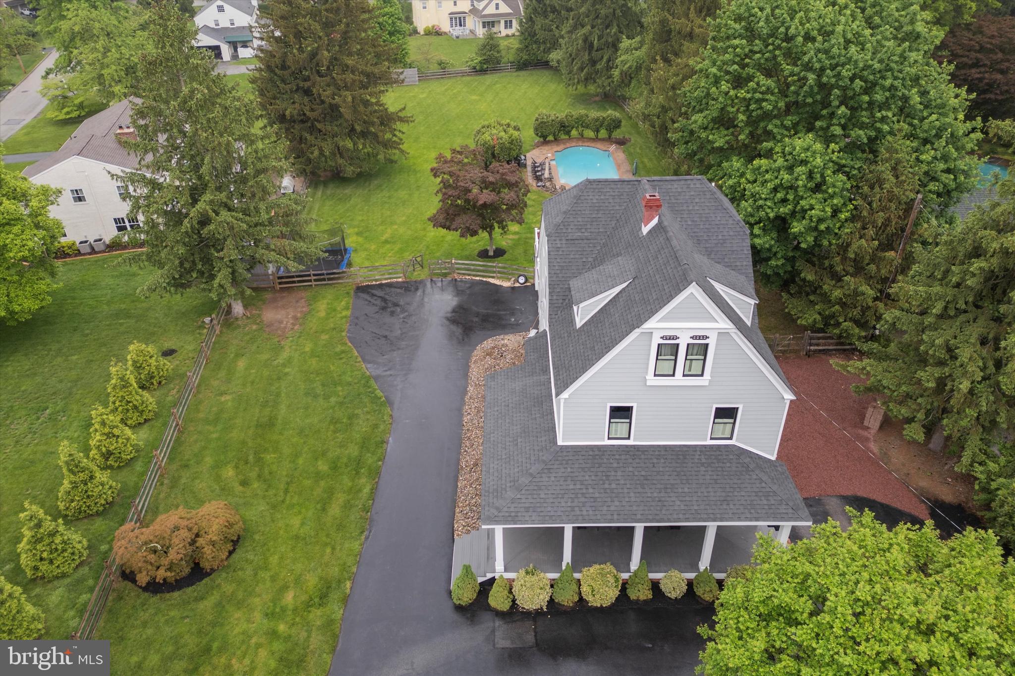 802 Upper Gulph Road Wayne, PA 19087 - Photo 37 of 45 an aerial view of a house with a yard