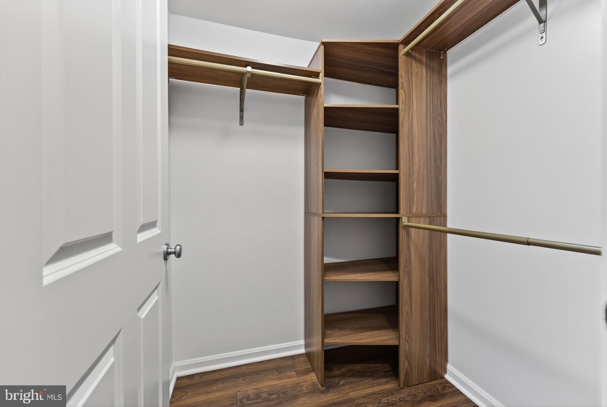 2220 Fairfax Drive, Unit 206 Arlington, VA 22201 - Photo 18 of 25 a view of walk in closet with empty racks