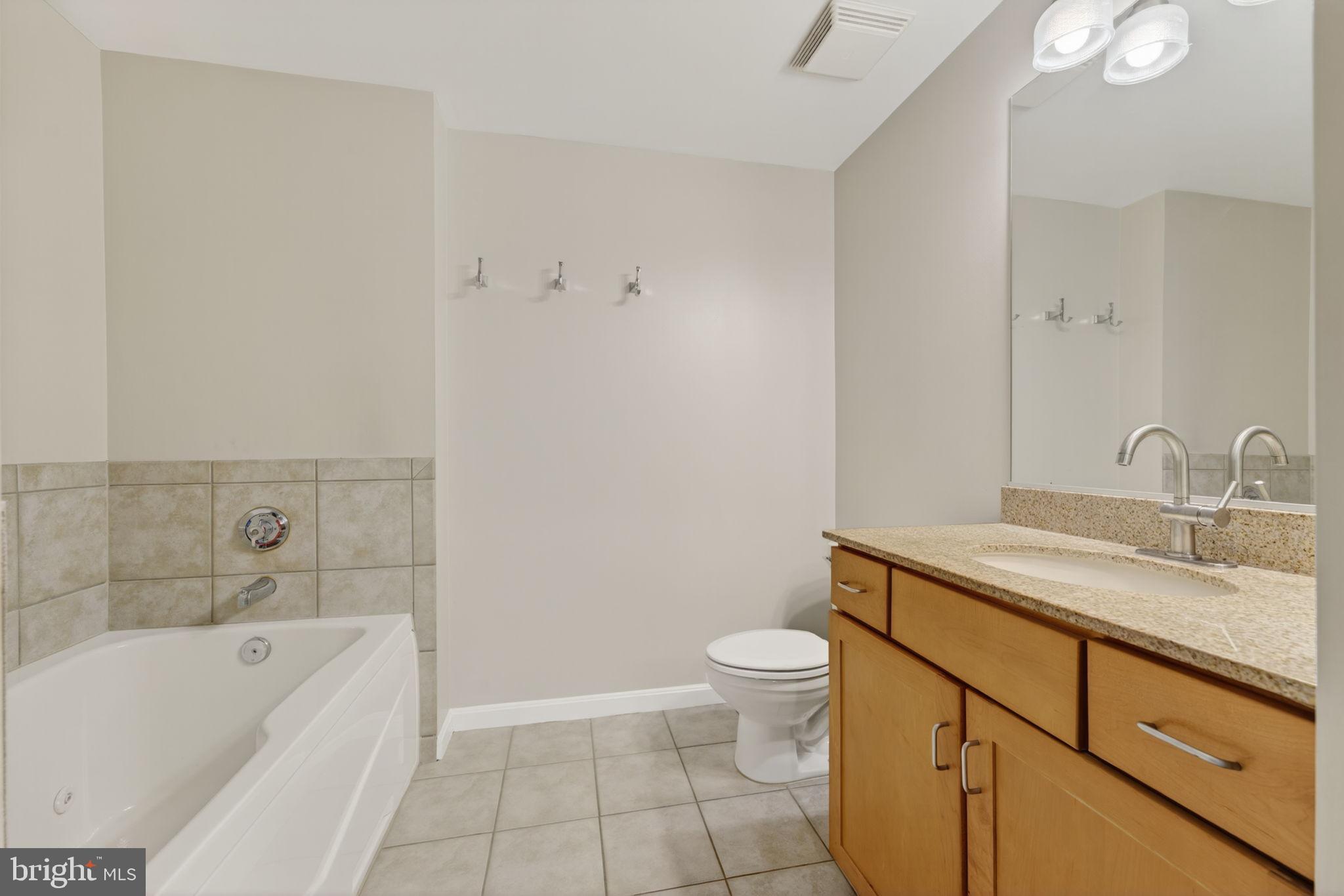 2220 Fairfax Drive, Unit 206 Arlington, VA 22201 - Photo 19 of 25 a bathroom with a sink a toilet and bathtub
