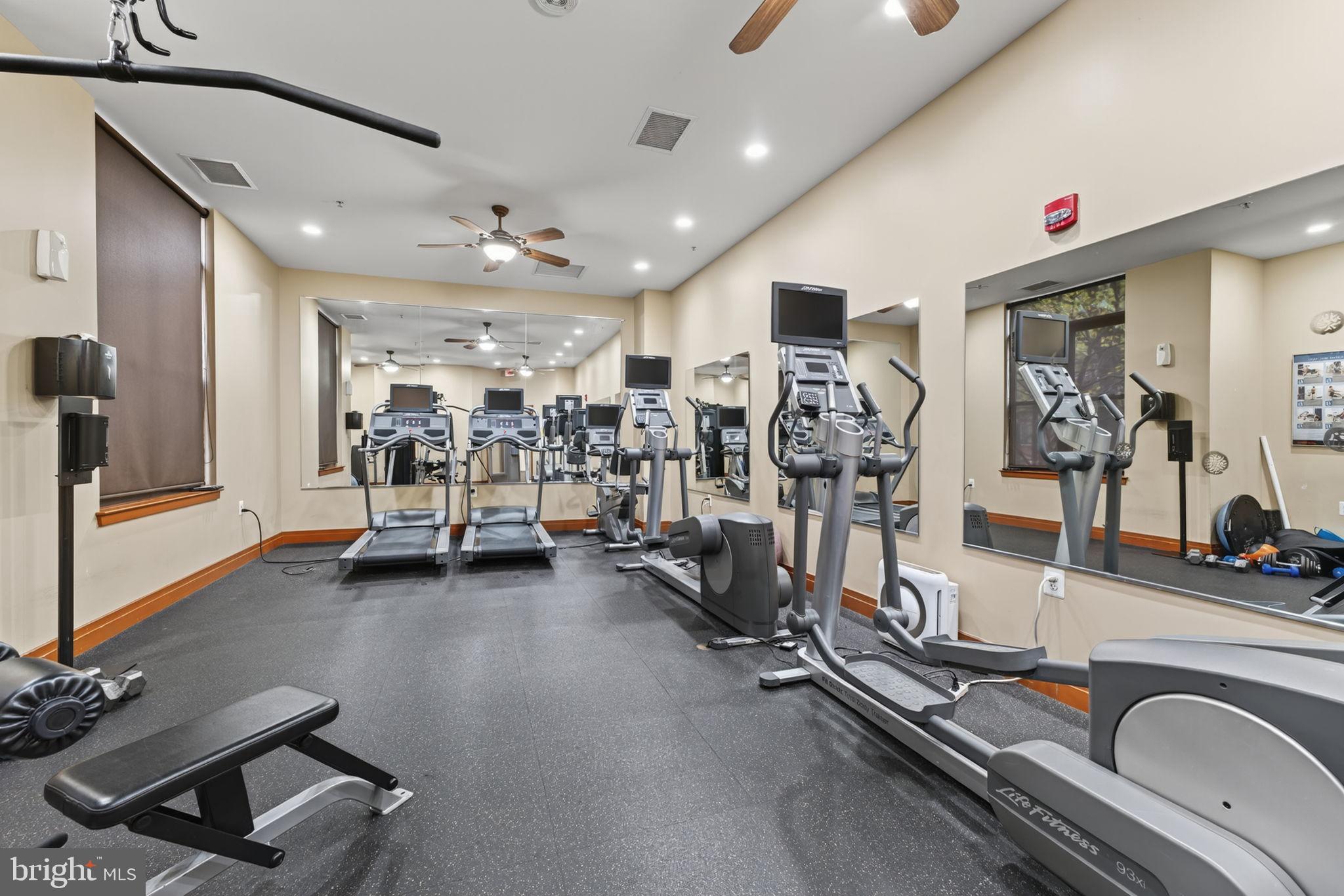 2220 Fairfax Drive, Unit 206 Arlington, VA 22201 - Photo 23 of 25 a view of a room with gym equipment