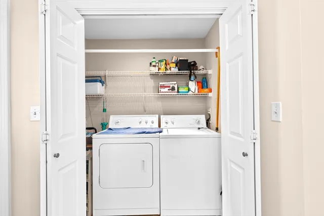 a room with storage and utility