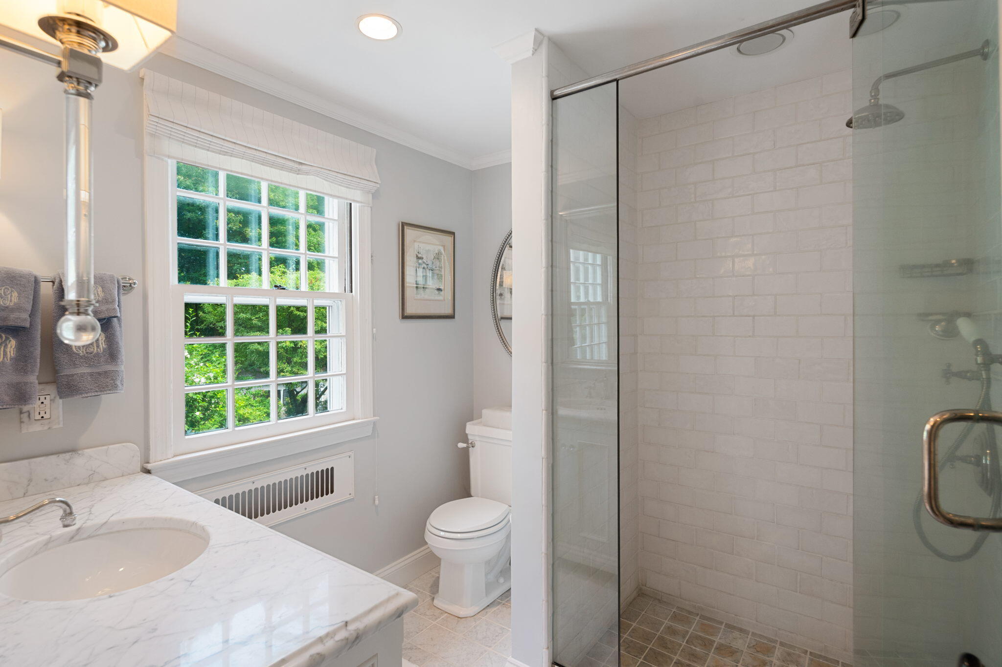 7 Point O Woods Road South Darien, CT 06820 - Photo 23 of 33 a bathroom with a sink toilet and shower