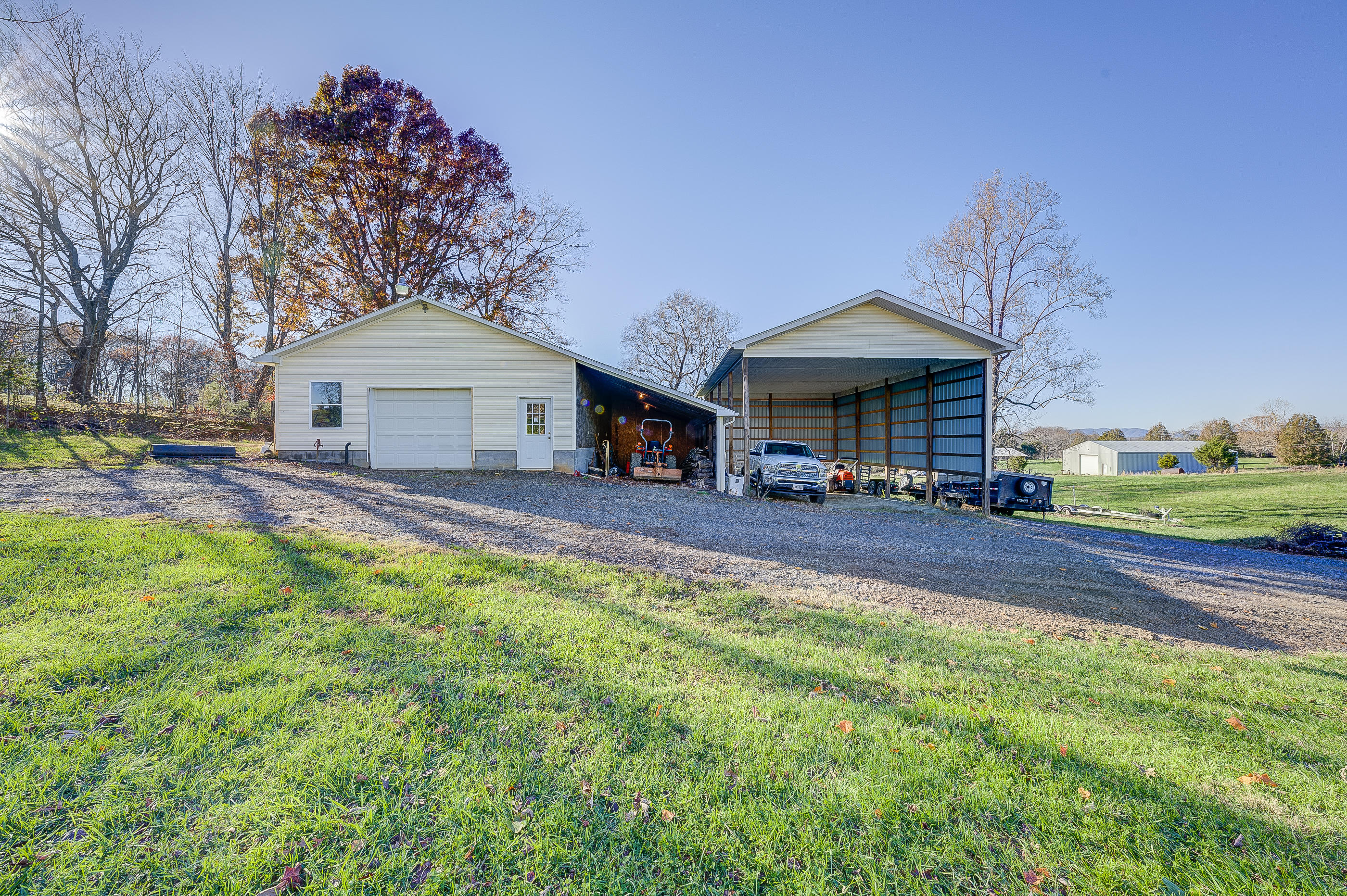 929 Farm View Road Glade Hill, VA 24092 - Photo 38 of 44 36 Detached Garage & Carport