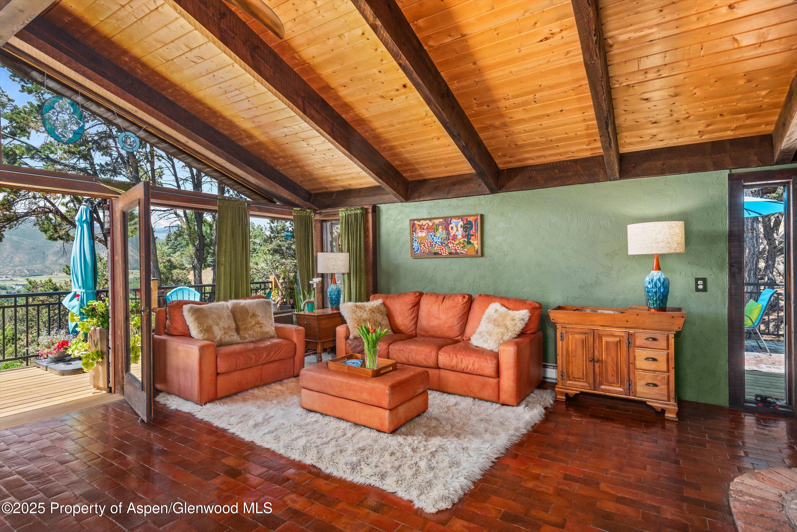 679 Pinon Drive Basalt, CO 81621 - Photo 19 of 52 a outdoor living space with furniture and garden view