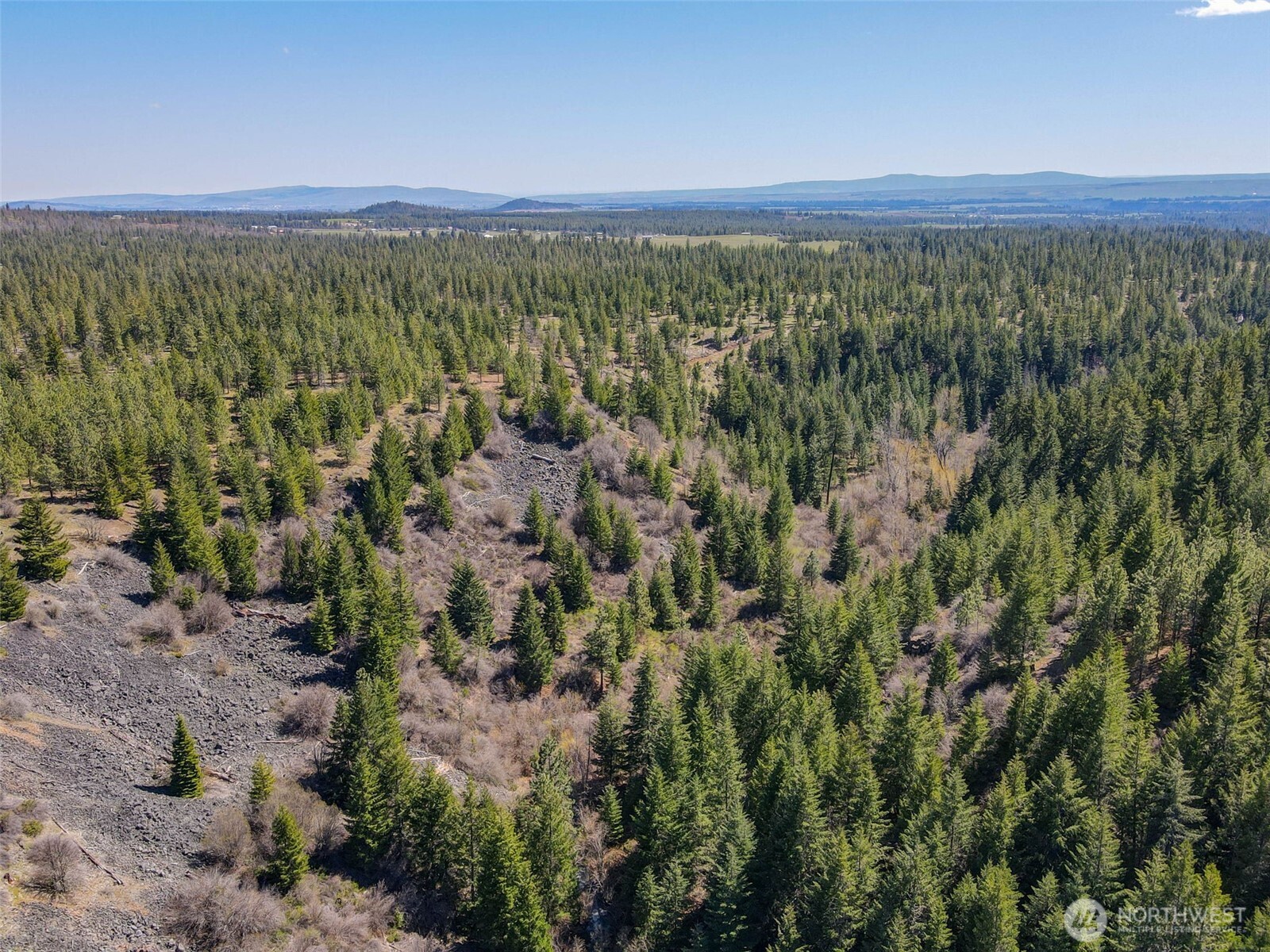 5 Sky Road Goldendale, WA 98620 - Photo 8 of 30 a view of a city with lush green forest