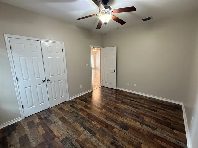 wooden floor in an empty room
