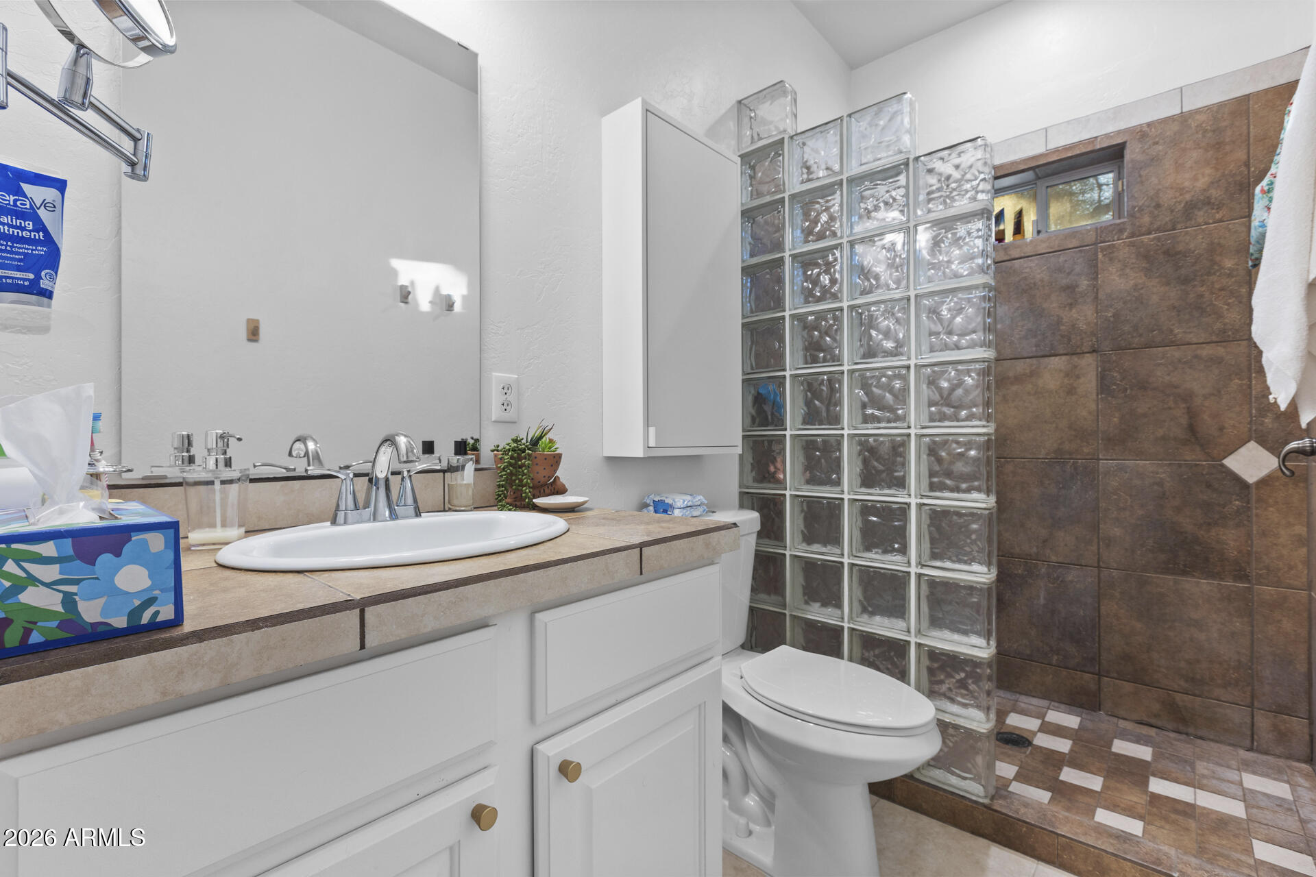 14526 West Jomax Road Surprise, AZ 85387 - Photo 47 of 57 a bathroom with a sink toilet and shower