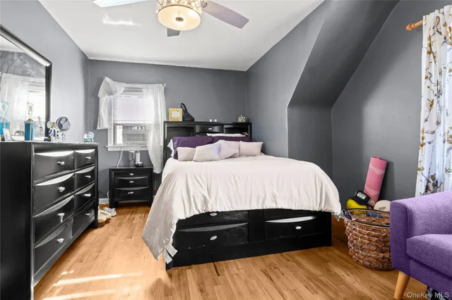 a bed room with a bed and a couch