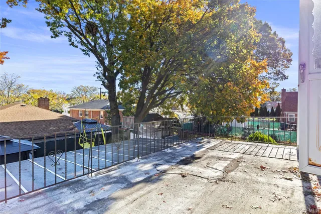 a view of outdoor space with seating space