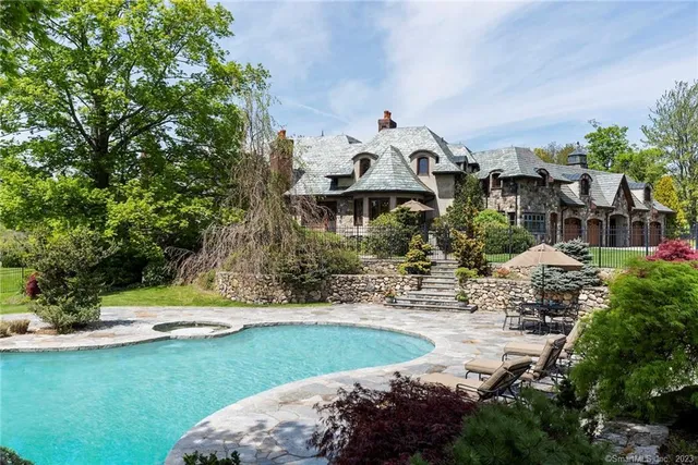 a view of a house with a park