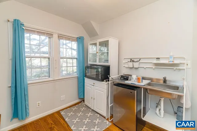 a view of wooden floor