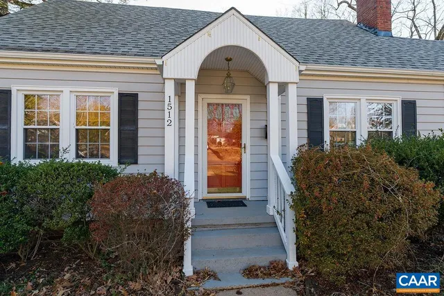 a front view of a house with shower