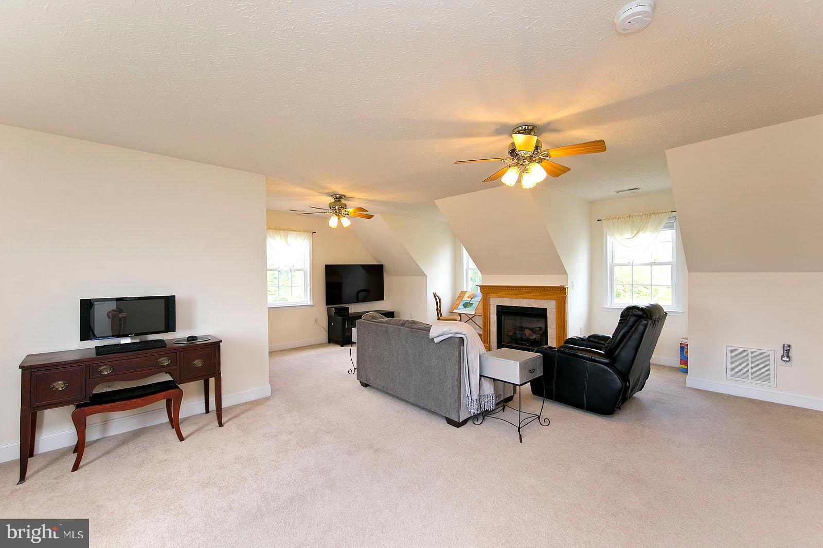 6363 Middle Road Stephens City, VA 22655 - Photo 33 of 81 Upper level great room with gas fireplace