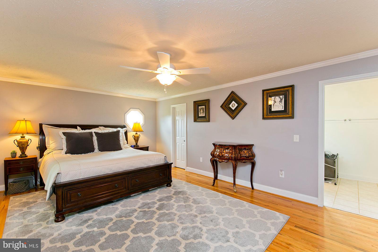 6363 Middle Road Stephens City, VA 22655 - Photo 6 of 81 Main level master bedroom with crown molding