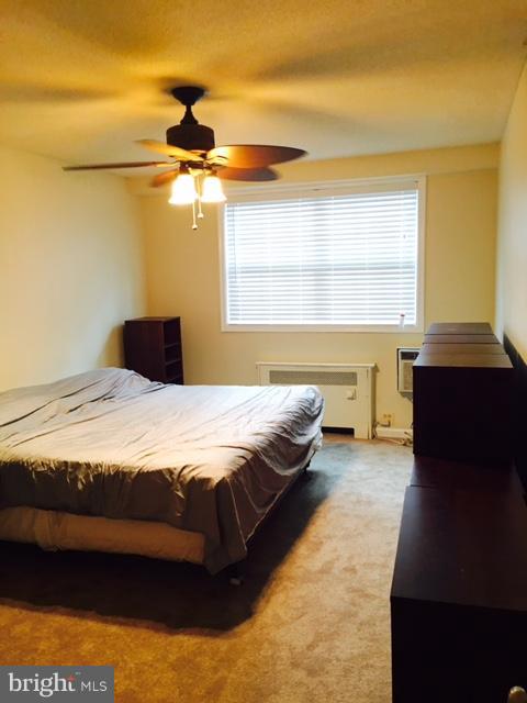 4319 2nd Road North, Unit 3 Arlington, VA 22203 - Photo 6 of 8 a bedroom with a bed and a chandelier