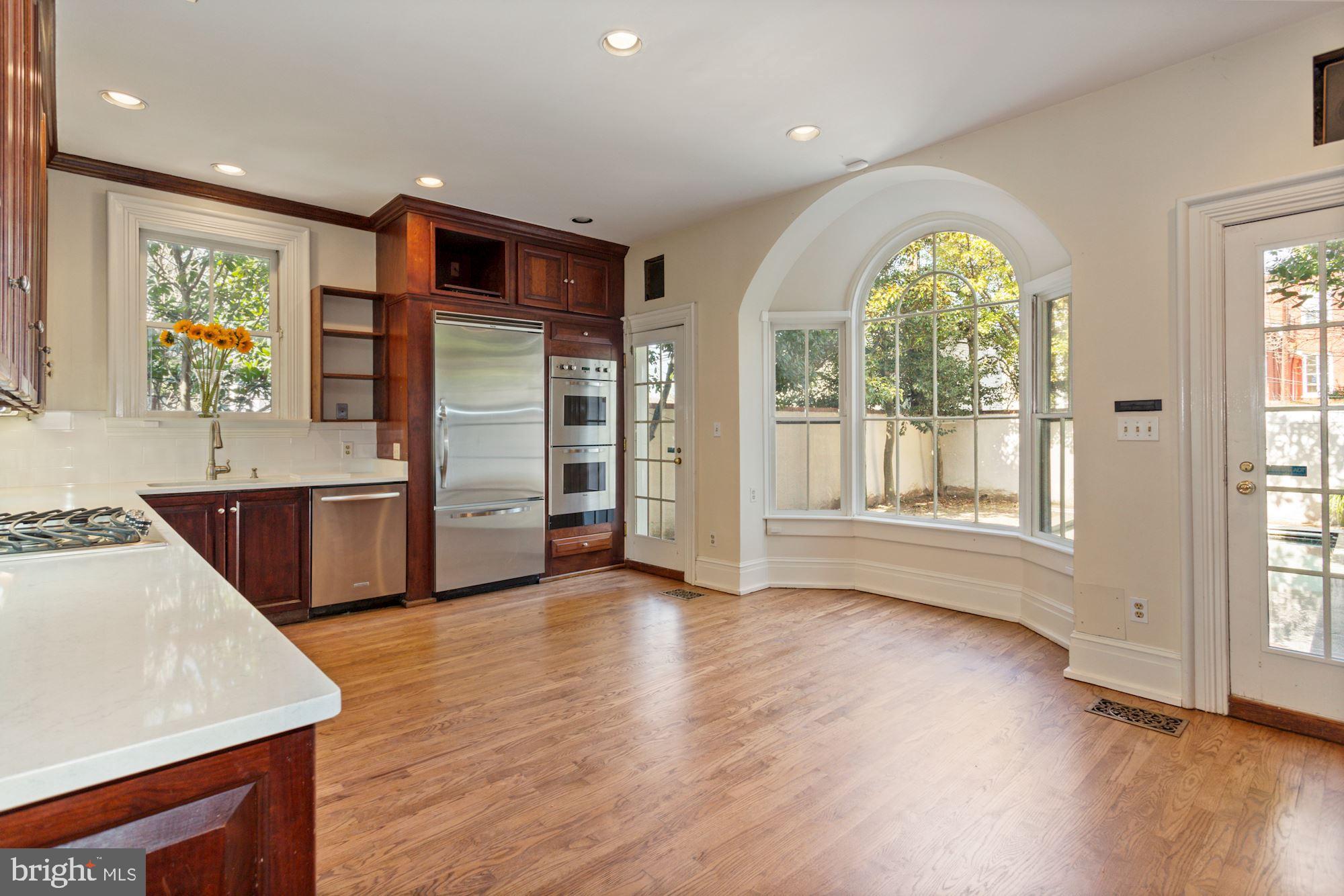 3129 N Street Northwest Washington, DC 20007 - Photo 13 of 28 KITCHEN/ACCESS TO POOL/GARDEN