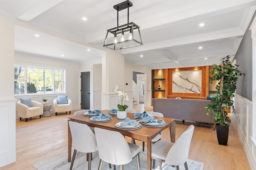 896 Main Street Reading, MA 01867 - Photo 16 of 41 a view of a dining room with furniture window and outside view