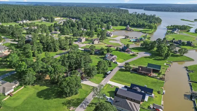 a childrens park with lots of swings and slides