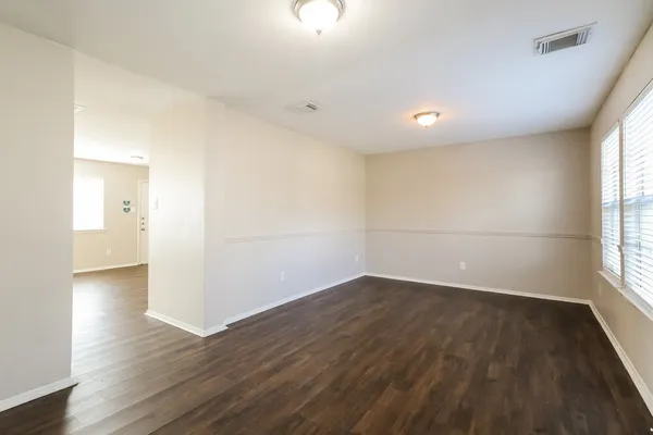 wooden floor in an empty room