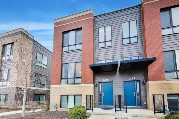 a building view with a outdoor space