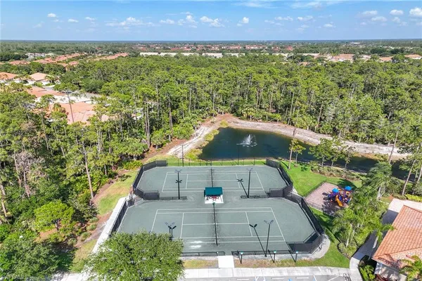 a view of a city with tall buildings