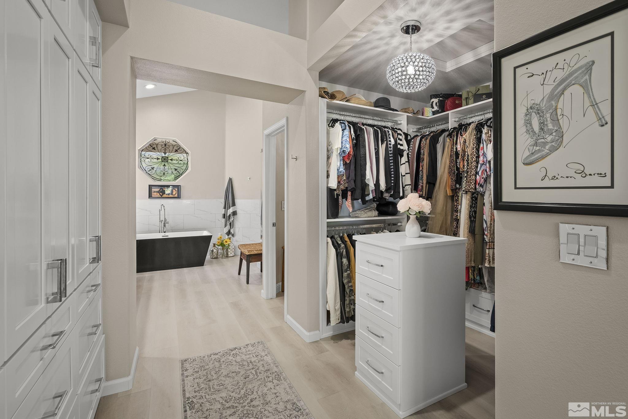 6156 Wycliffe Circle Reno, NV 89519 - Photo 12 of 30 a view of a hallway with workspace and entryway