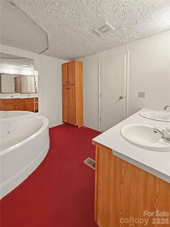 a bathroom with a sink and a bathtub