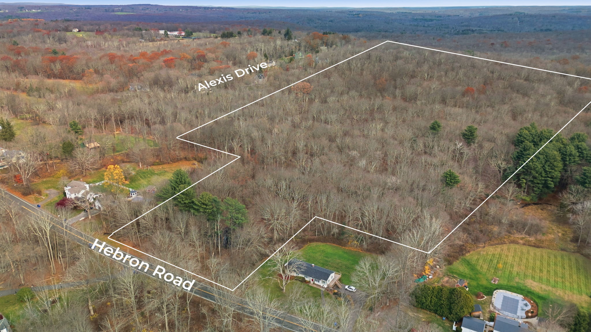 126 Hebron Road Bolton, CT 06043 - Photo 3 of 23 view of a tennis court