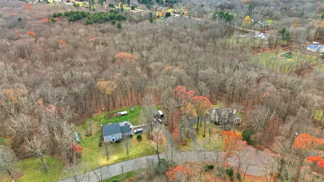 a view of city and mountain