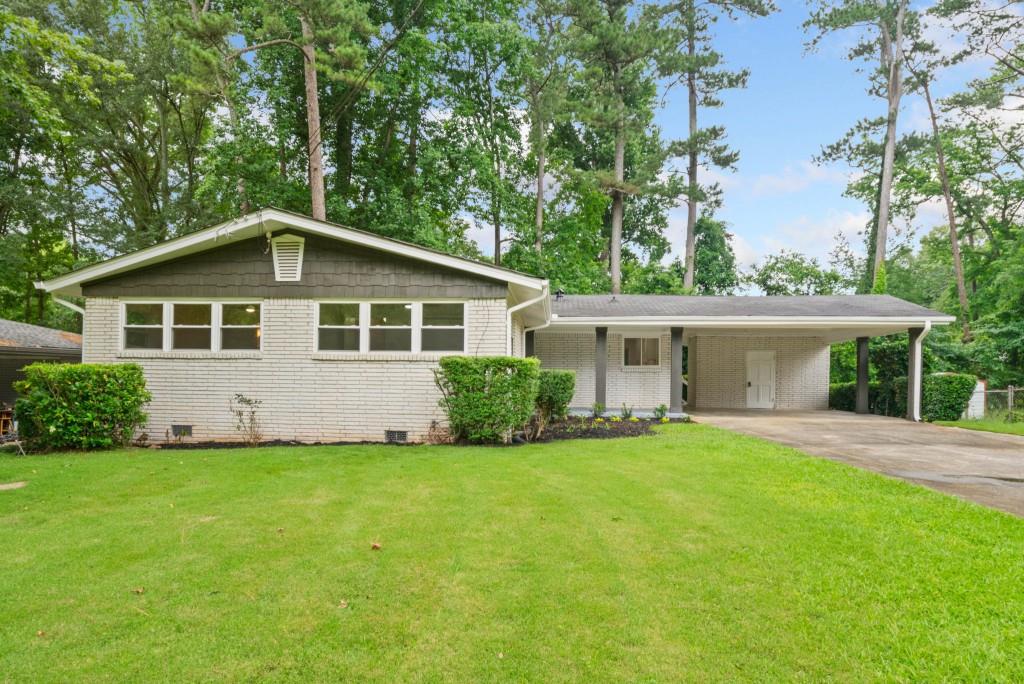 3222 Edgemont Way Decatur, GA 30032 - Photo 1 of 1 front view of a house with a yard
